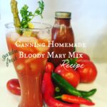 Canning homemade bloody mary mix,