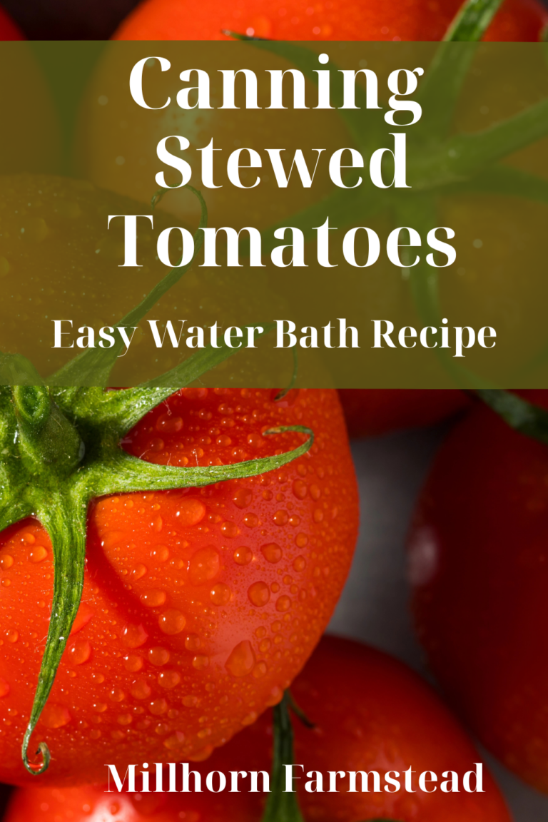 Canning Stewed Tomatoes: Easy Water Bath Recipe