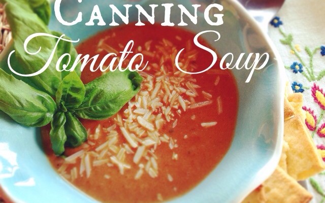 Canning Homemade Tomato Soup | livinlovinfarmin.com