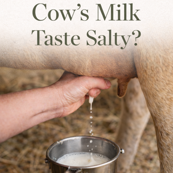 Why Does My Cow’s Milk Taste Salty?