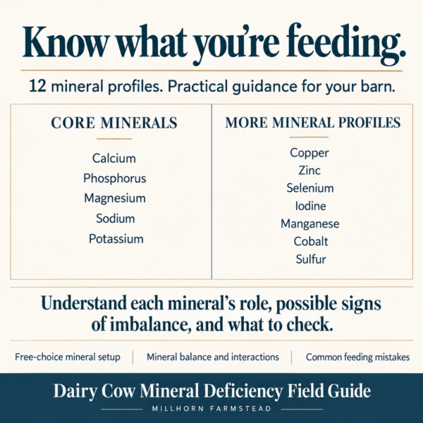 Mineral guide troubleshooting guide