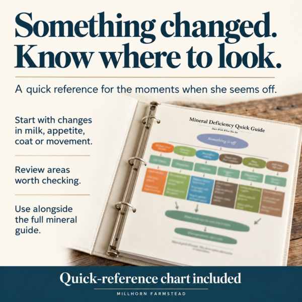 Printable mineral quick reference quide
